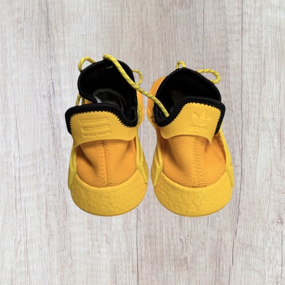 ADIDAS x Pharrell NMD Hu Human Race Yellow Sneakers Men's Size 11.5 - Picture 10 of 12